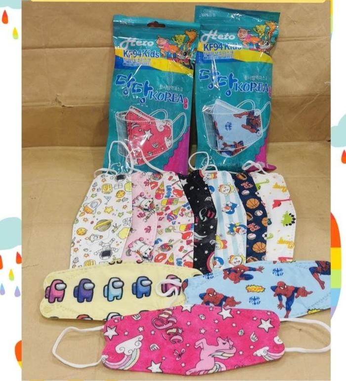 MASKER ANAK KF94 / MASKER KF94 ANAK ANAK KARAKTER
