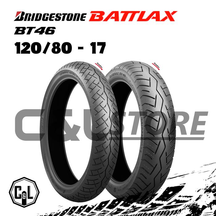 BAN LUAR MOTOR BATTLAX 120/80-17 RING 17 BT46 BRIDGESTONE