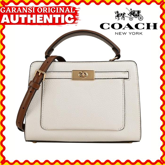 Tas Coach Mini Lane Top HandleBag In Colorblok Wanita Original Branded
