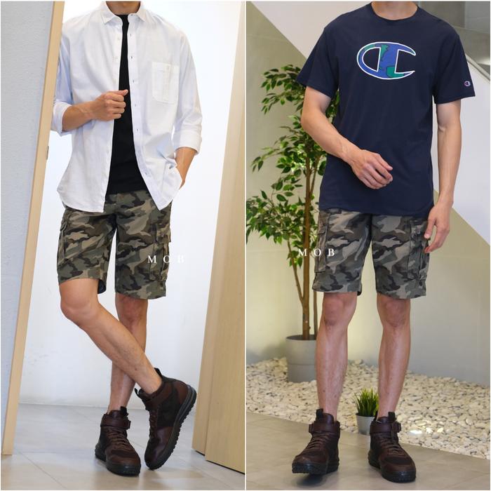 Celana Pendek Cargo Urban Pipeline Ultimate Stretch Camo Original