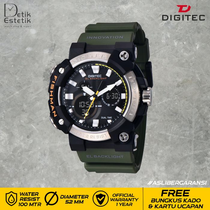 Digitec Da 2150 Da 2150t Army Double Time Rubber Strap Original
