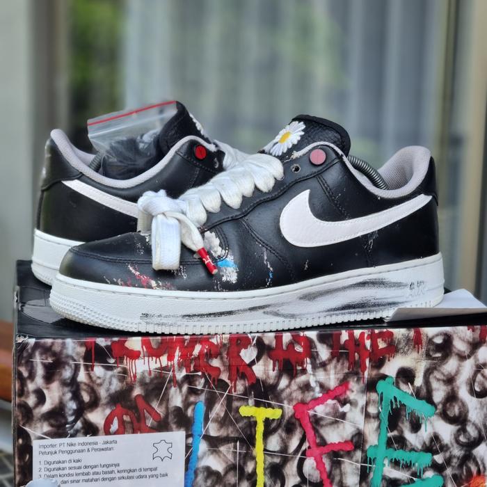 air force 1 af1 pmo gdragon peaceminusone 1.0 not 2.0 black white 10.5