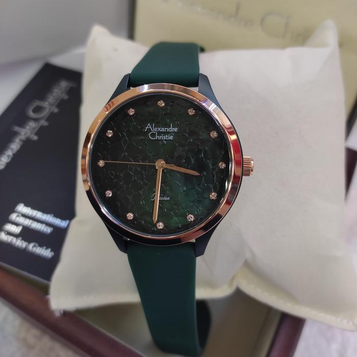 Jam Tangan Wanita ORIGINAL Alexandre Christie Ac 2A03 LH Stainless