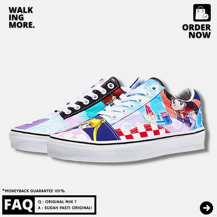 LIMITED EDITION VANS OLD SKOOL PRETTY GUARDIAN SAILOR MOON MULTI