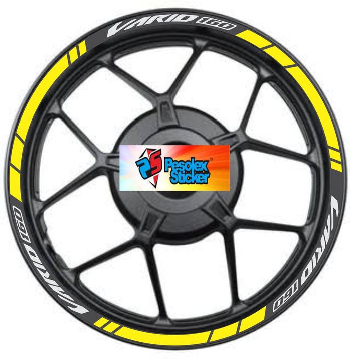 Cuting Sticker Lis Velg Motor VARIO 160