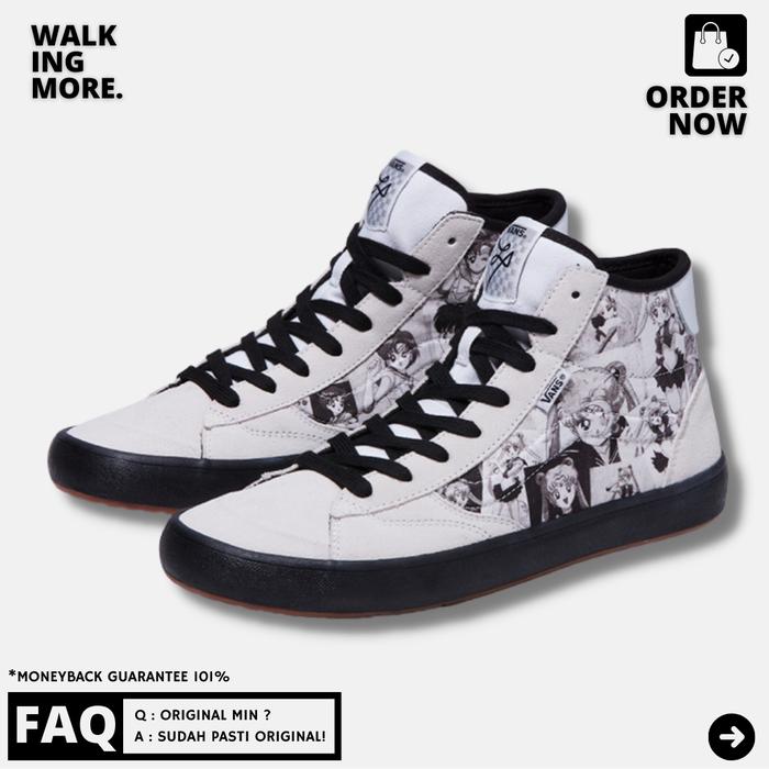 LIMITED EDITION VANS THE LIZZIE PRETTY GUARDIANS SAILOR MOON BLACK