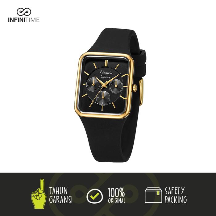 Jam Tangan Alexandre Christie AC 2744 Hitam Wanita