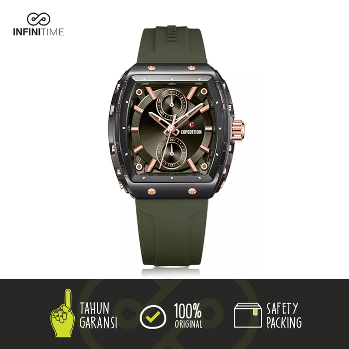 Jam Tangan Expedition E 6814 E6814 SE 6814 Hijau Wanita