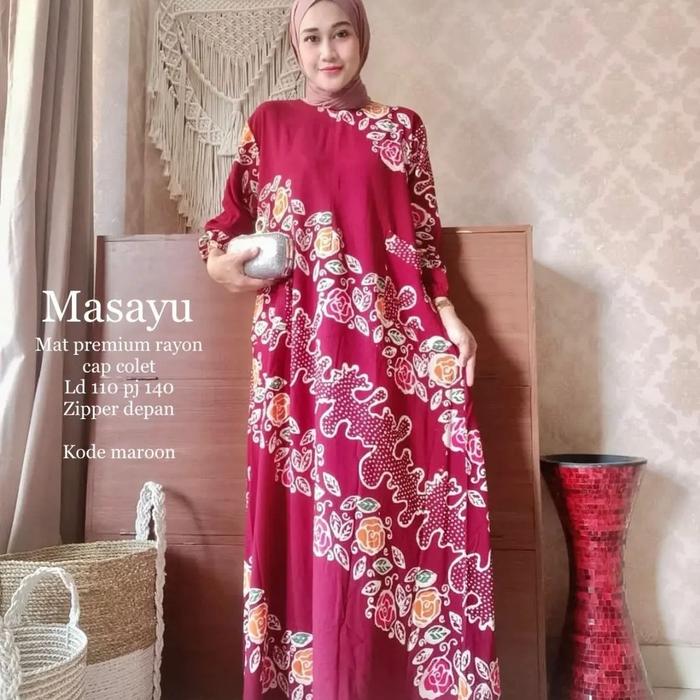 Kaftan Batik Gamis Masayu