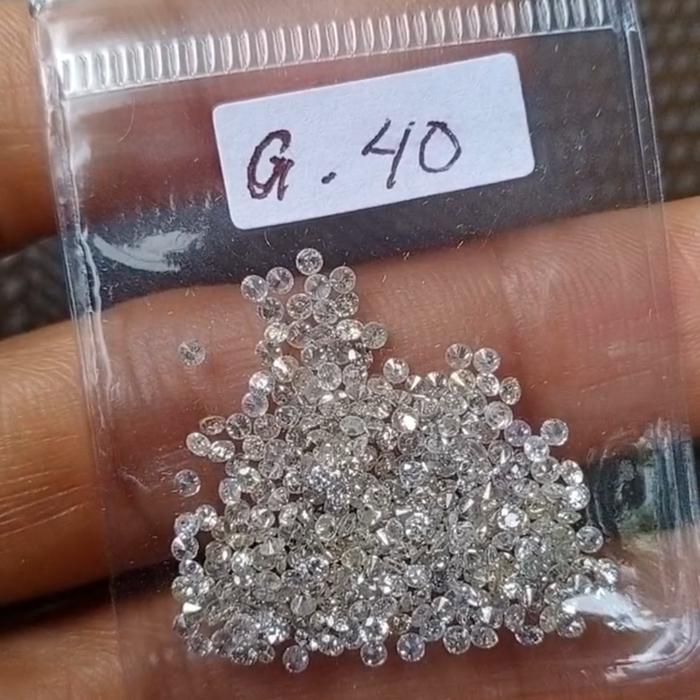 BATU NATURAL BERLIAN / INTAN / DIAMOND ASLI EROPA, gugur 40