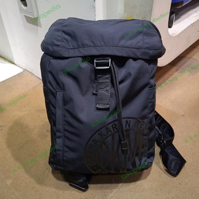 tas ransel / backpack DKNY original authentic model tutup dan serut