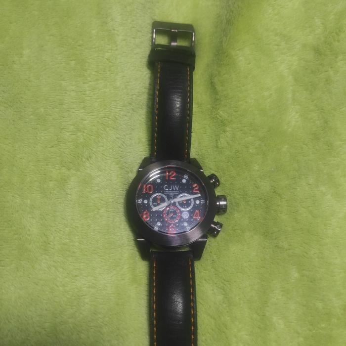 Jam Tangan Pria Charles Jourdan CJW 15773 Chronograph Bronze Original