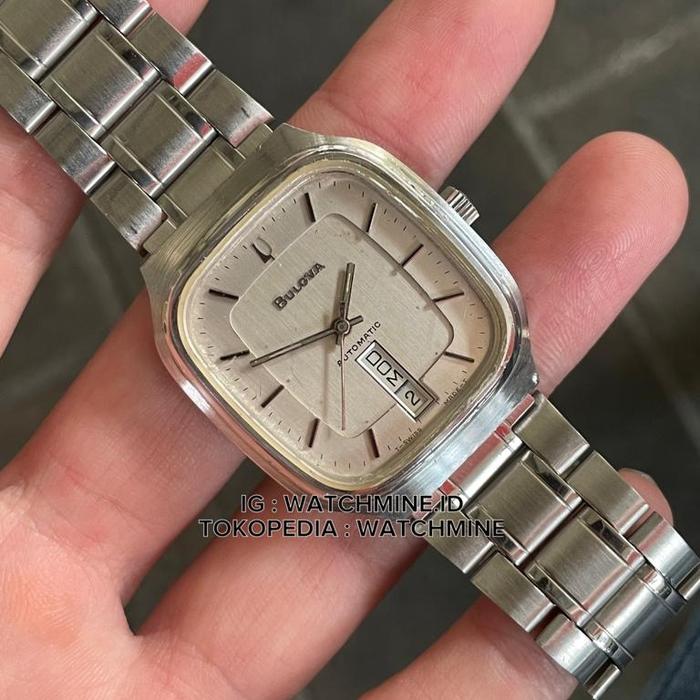 jam tangan bulova automatic day date rare tank