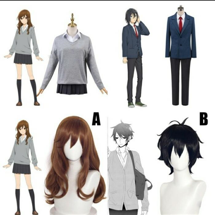 Horimiya izumi miyamura wig costume cosplay
