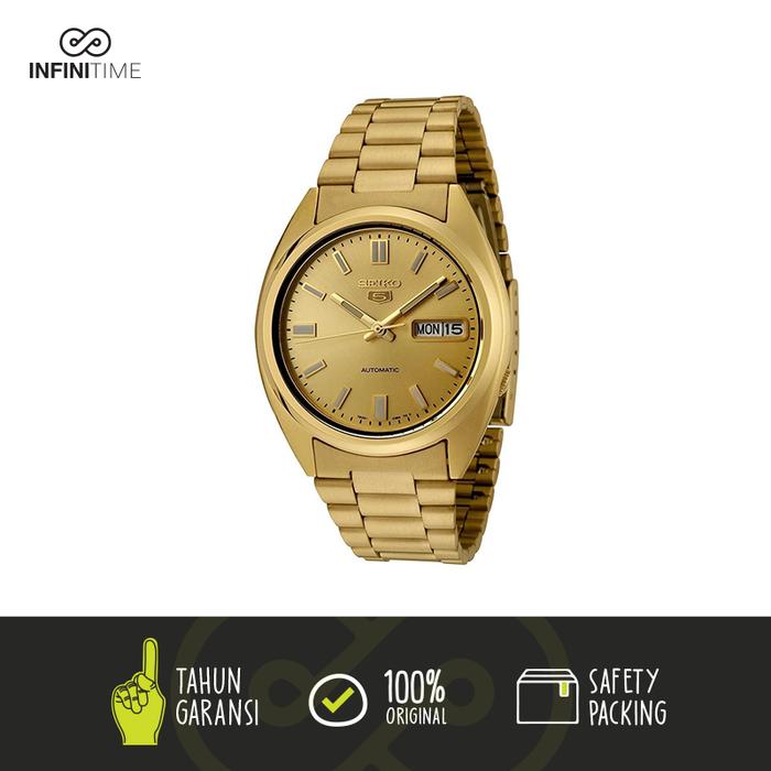 Seiko 5 SNXS80K1 Automatic Mens Analog Gold Business