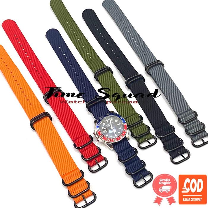 Strap Tali Jam Tangan Nato Canvas Nylon Strap Nato