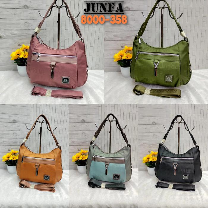 Tas Junfa Slempang parasut motif supreme 8000-358