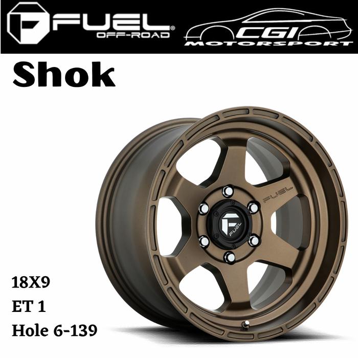 Velg Mobil Fuel Shok Ring 18 PCD 6-139 Original.