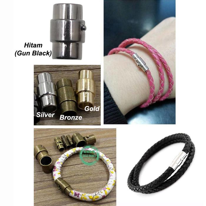 Clasp Magnet 5MM Buckle Magnetic Clasp Pengait Kaitan Magnet Cord End