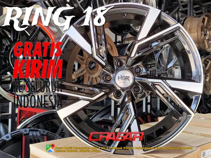 Velg Racing Hsr Ring 18 Pelk Type OKANE Ring18 Lubang 5X112