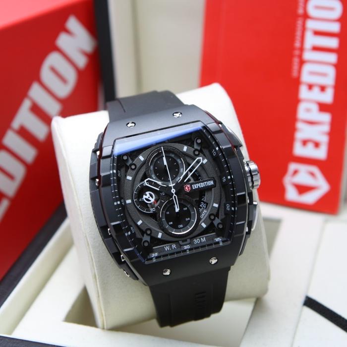 EXPEDITION E6782 BLACK SILVER. GARANSI RESMI 1TAHUN