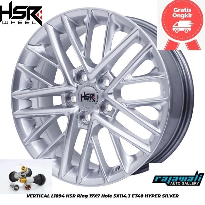 VELG MOBIL HSR VERTICAL RING17 untuk QUTLANDER XOVER JUKE GRATIS KIRIM