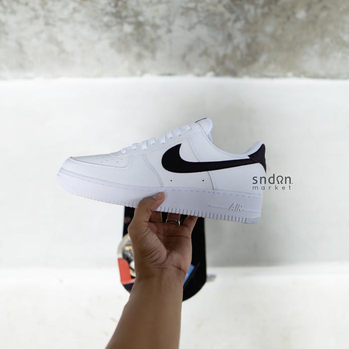 NIKE Air Force 1 '07 White Black Womens DD8959-103 ORIGINAL BNIB RESMI