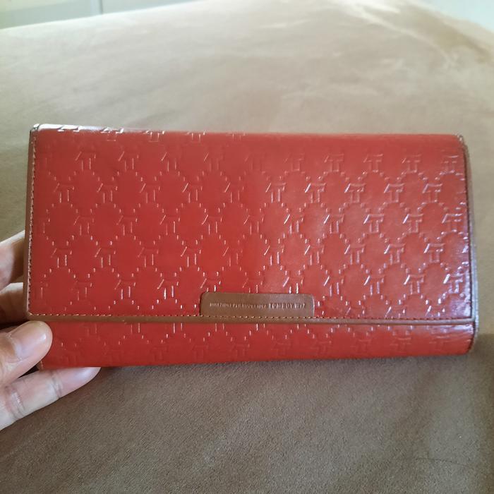 preloved dompet kulit asli tomboy wiz