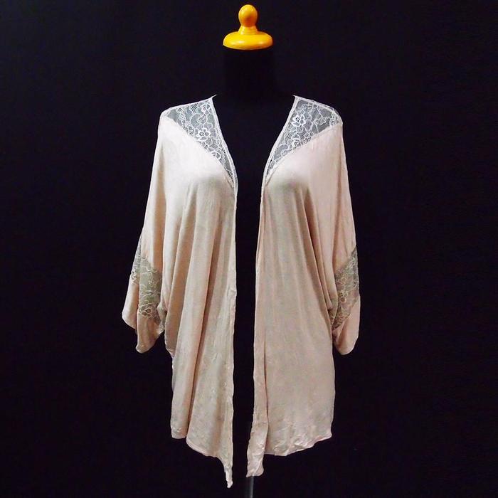 DK400 SIZE M-L OUTER MIX BROKAT CARDIGAN OUTERWAER BRANDED IMPORT