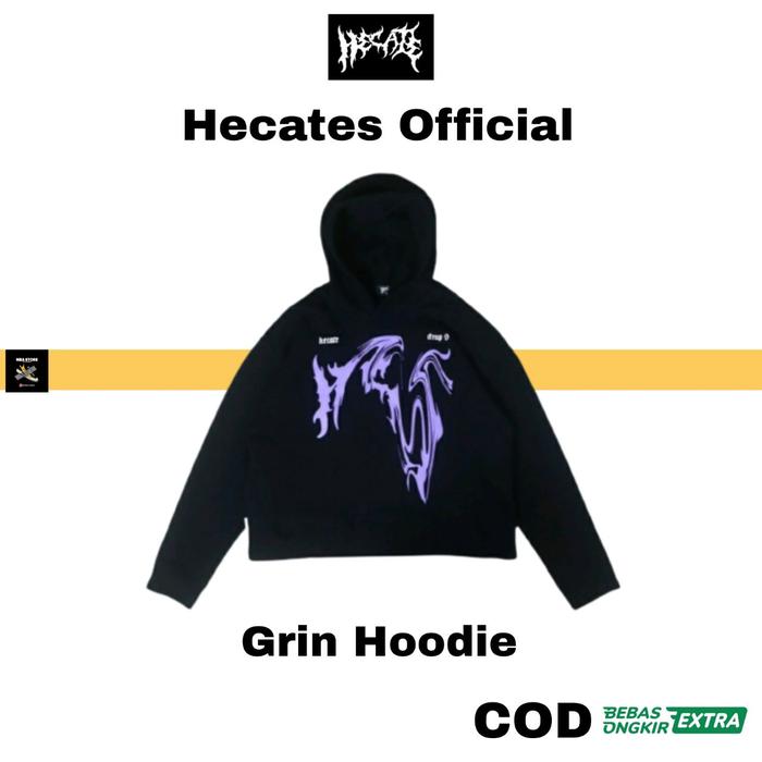 HECATE DROP 9 - GRIN HOODIE / HECATES CROP HOODIE UNFINISHED PRIA