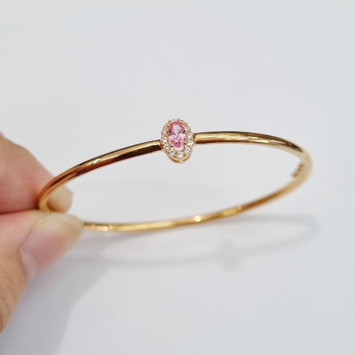 2.95 gram - Gelang Emas Oval 5.5 cm Kadar 375 (8K) - 20.1