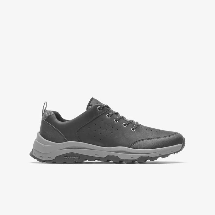 ROCKPORT Birchfield AlpineLow Original Casual Pria Leather - BLACK LEA