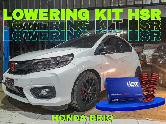LANGSUNG KIRIM PER CEPER LOWERING KIT HSR RED HONDA BRIO -BUKAN EIBACH