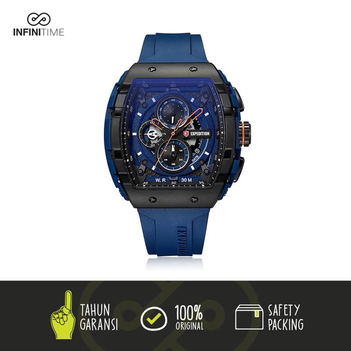 Jam Tangan Expedition 6782 E6782 E 6782 Blue Black Pria