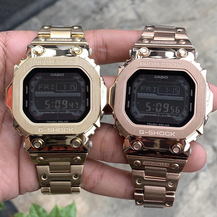 G-SHOCK GSHOCK GX-56 GX56 ORIGINAL & GARANSI CUSTOM CASE GOLD/ROSEGOLD