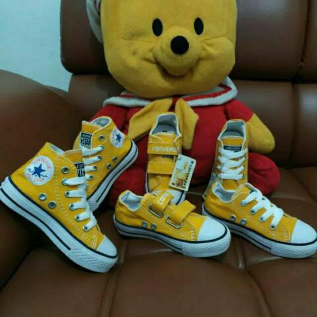 sepatu converse all star anak warna kuning grade original