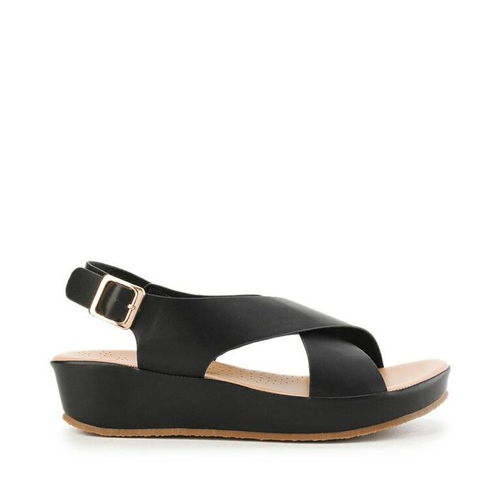 ANDRE VALENTINO SANDAL WEDGES WANITA ORIGINAL Ladies Sandal 06135Za