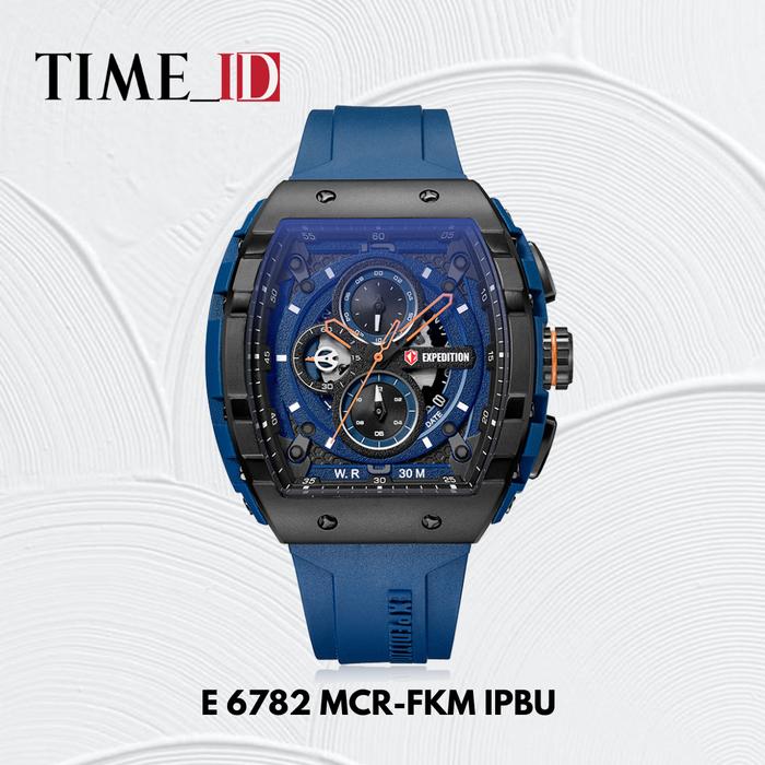 Jam Tangan Expedition E 6782 MCR Black Blue