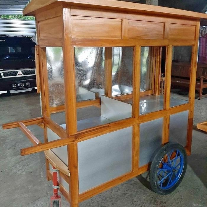 Gerobak gorengan roti bakar