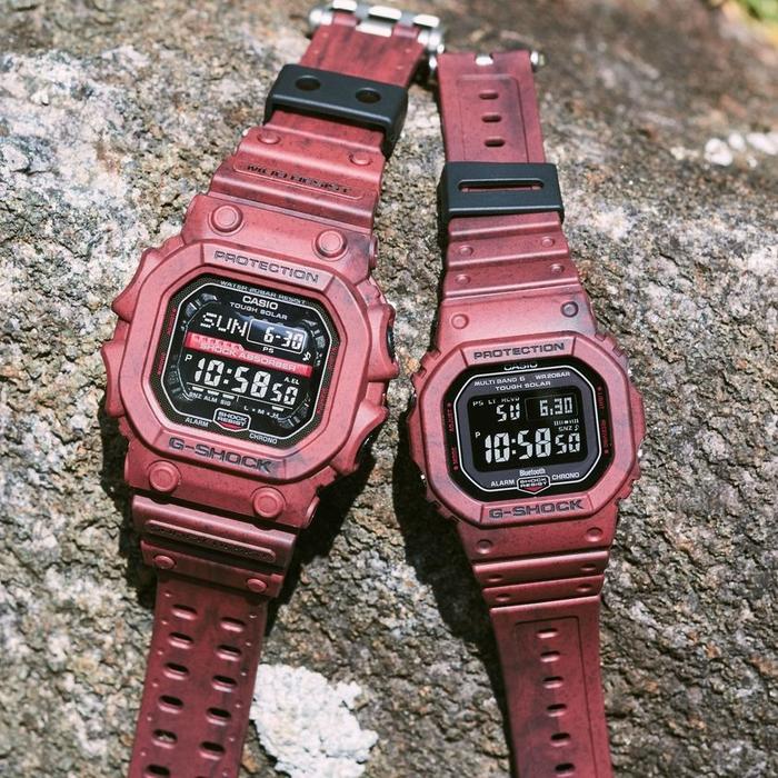 JAM TANGAN COUPLE CASIO G-SHOCK GX-56SL-4DR & GW-B5600SL-4DR ORIGINAL