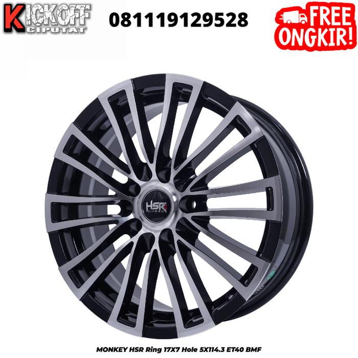 VELG MOBIL RACING MONKEY HSR 17x7 5x1143 ET 40 BLACK POLISH