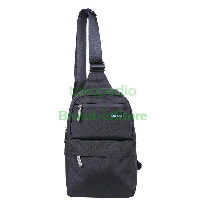 Tas Selempang Pria Chest Bag Condotti 83612 Black