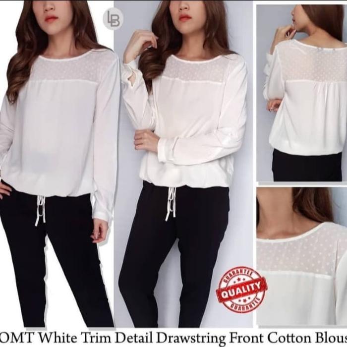 Tom Tailor White Blouse - Blus Tom Tailor - Putih