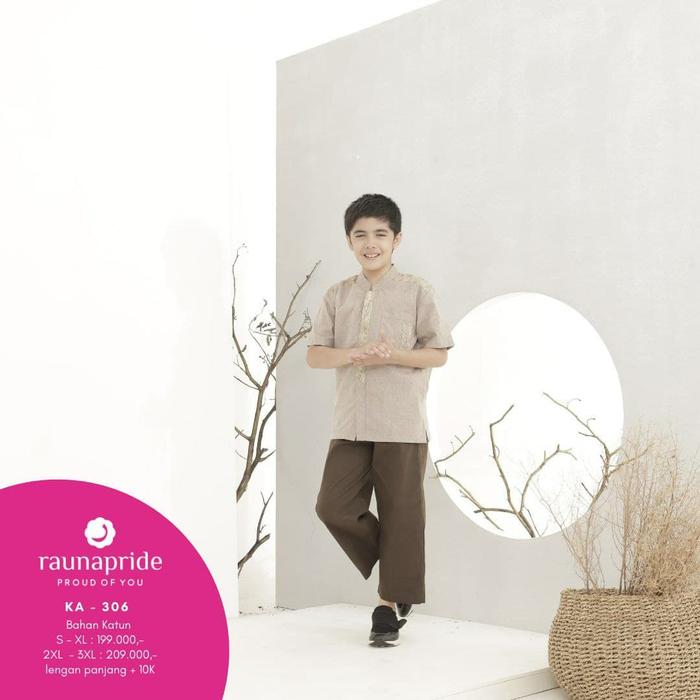 Koko Anak Rauna / KA -307 Coklat / Fashion Muslim
