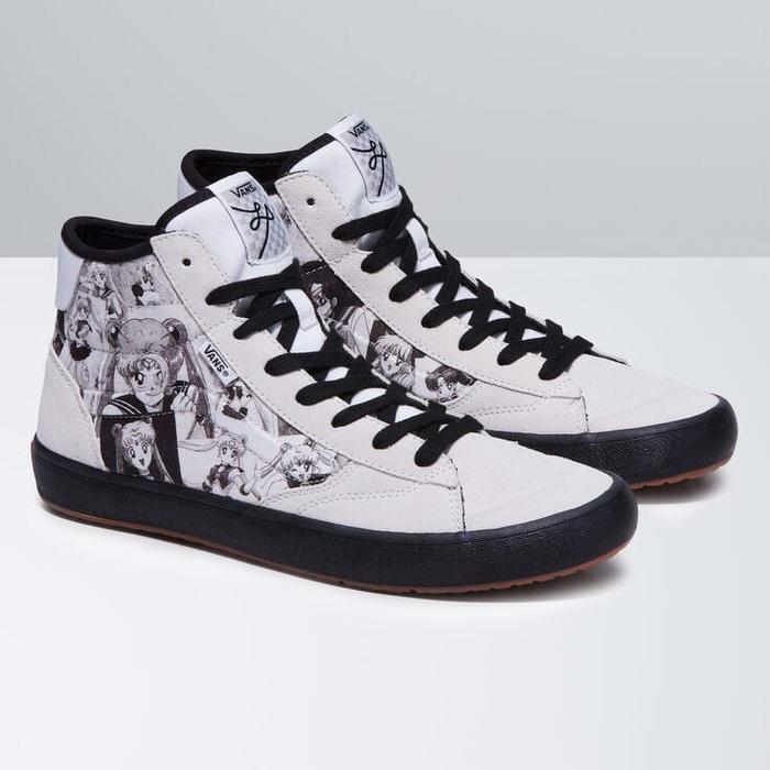 Vans The Lizzie Pretty Guardians Sailor Moon White Black ORIGINALRESMI