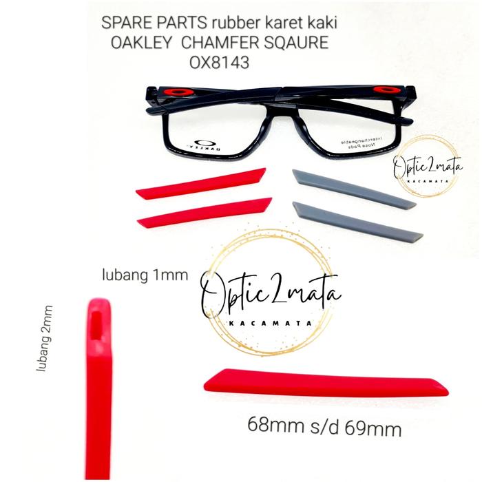 SPARE PART RUBBER KARET KAKI OAKLEY Chamfer SQUARED 0X8143 OX8089
