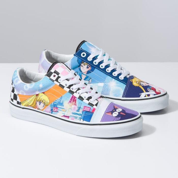 Vans x Sailor Moon Oldskool Patchwork Pretty Guardians Multi ORIGINAL