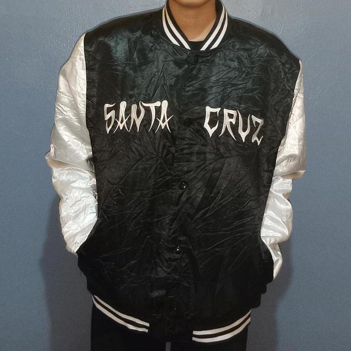 jaket varsity/sukajan/baseball/ SANTA CRUZ skateboard