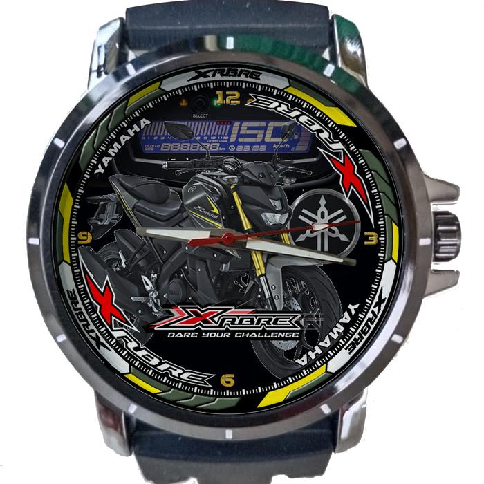 YAMAHA XABRE art C Jam Tangan Pria Analog Background bisa Custom