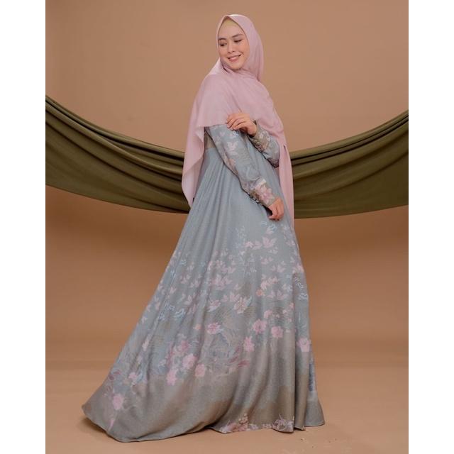Gamis Ruhai Series sage green oki setiana dewi merajut kisah